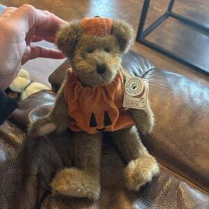 Boyds Bears Punkie Boobear #919630 Halloween Pumpkin Plush